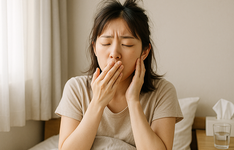 起床時の口臭やねばつき